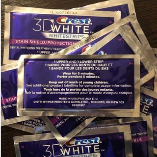 💥𝗦𝗔𝗟𝗘.𝗦𝗛𝗢𝗖𝗞💥Miếng dán trắng răng 3D White Stripes Siêu Trắng