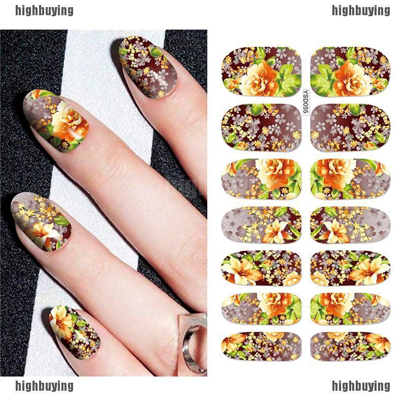 1 Tờ sticker Dán Móng Nghệ Thuật