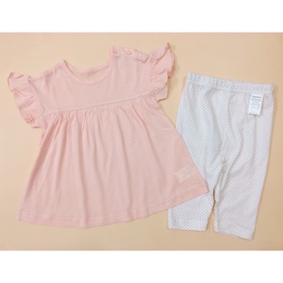 Set HappyLand áo váy form babydoll + quần legging xuất Hàn