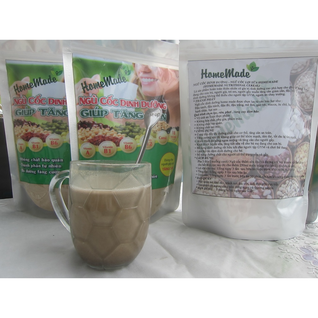 BỘT NGŨ CỐC DINH DƯỠNG HOME MADE ( 12 LOẠI HẠT)