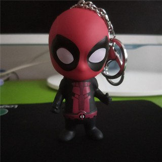 Móc khóa nhựa PVC hình nhân vật Deadpool 3D