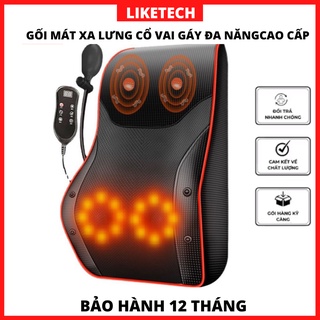 Đệm massage cổ vai gáy toàn thân đa năng cao cấp có điều khiển cầm tay các chế độ massage Bào Hành Chính Hãng 12 Tháng