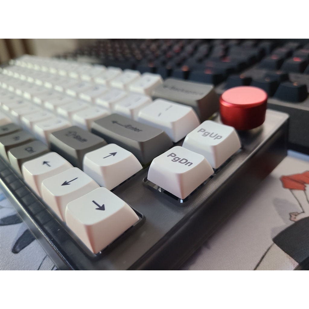 Bàn phím cơ Dukharo VN66 Gasket mount Hotswap RGB Núm xoay 3 chê độ kết nối