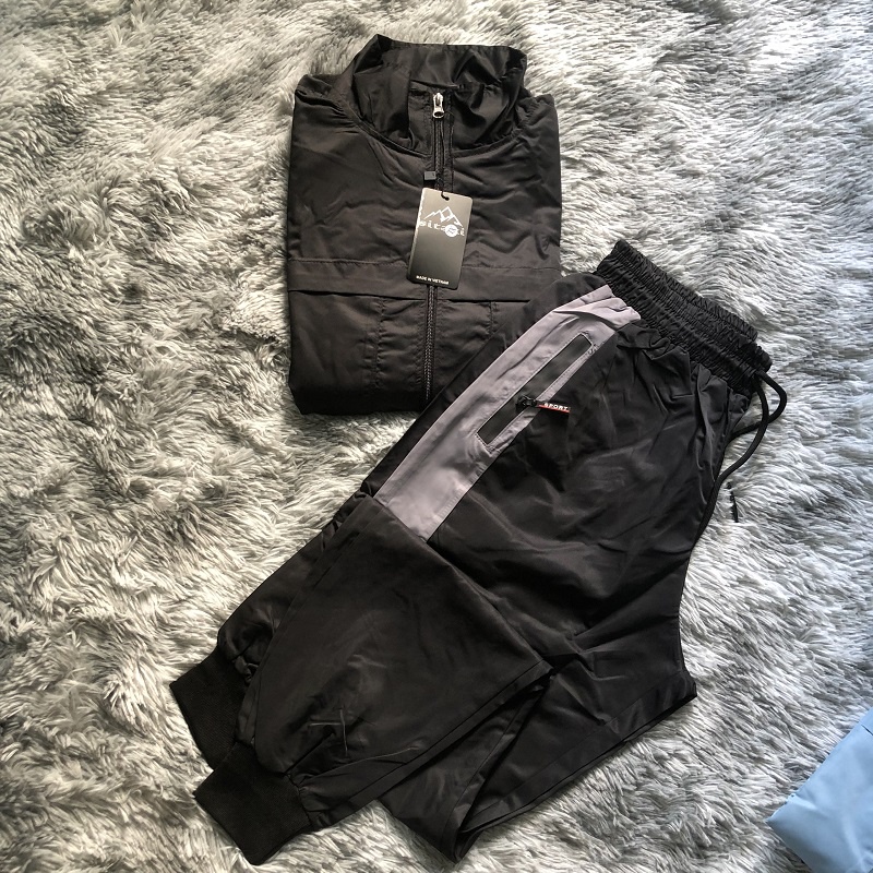 Bộ quần áo nam thu đông vải dù 2 lớp TTGG1040