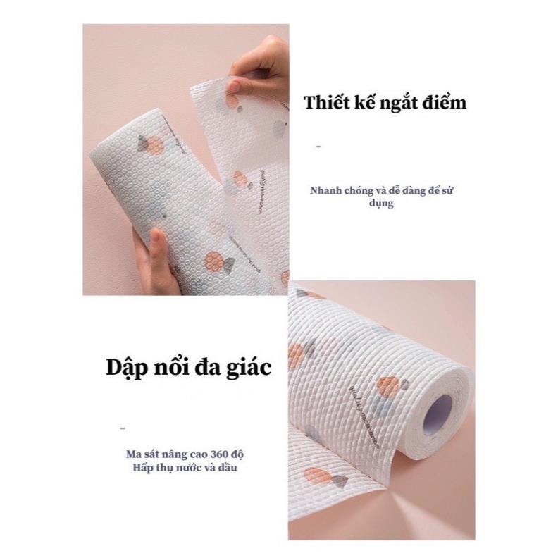 Giấy Lau Đa Năng Khăn Lau Bếp Lau Tay Có Thể Giặt Được Kích Thước 20 - 25 Cm
