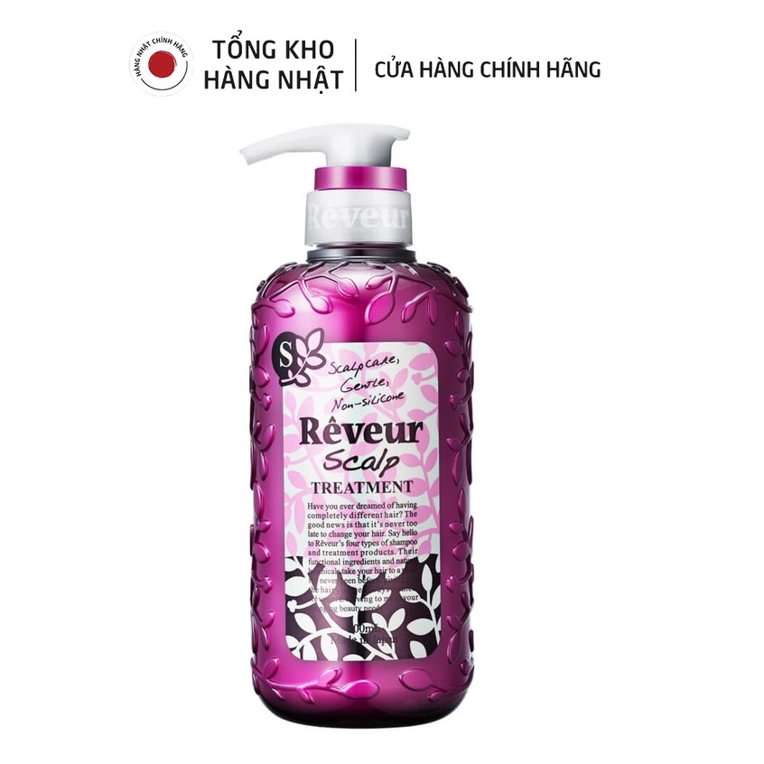 Dầu Xả Chăm Sóc Da Đầu Và Ngăn Gàu Ngứa Rêveur Nhật Bản 500ml