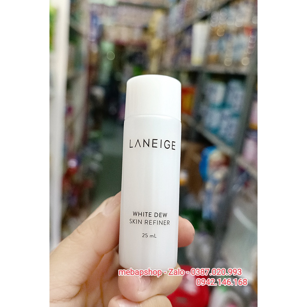 Nước cân bằng dưỡng trắng da Laneige White Dew Skin Refiner 25ml