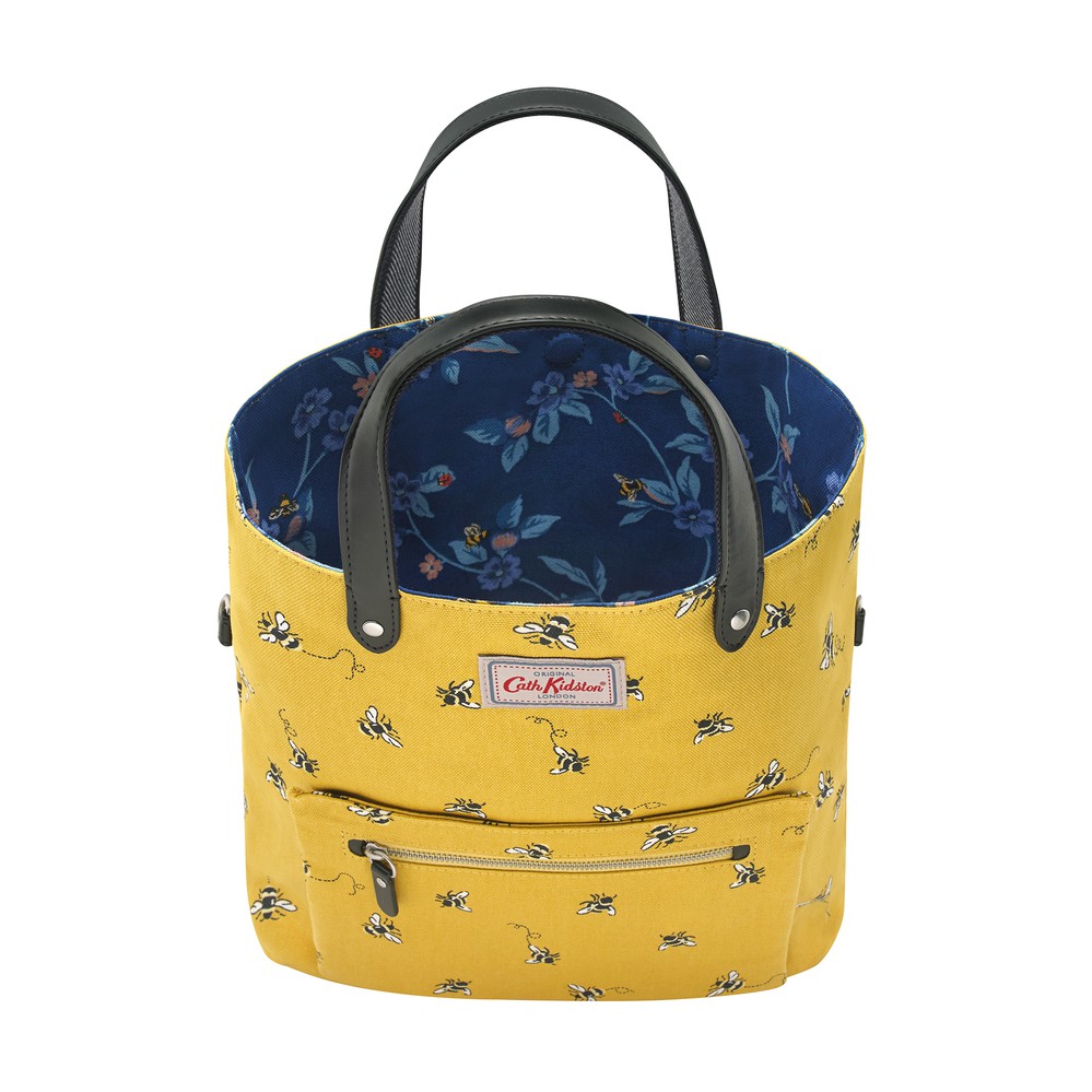 Cath Kidston -  Túi đeo chéo hai mặt Reversible CrossBody Bee - 984126 - Deep Yellow