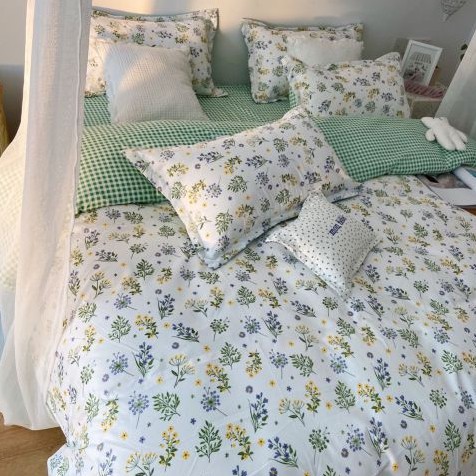 Bộ cotton poly Hoa Nhí Mới