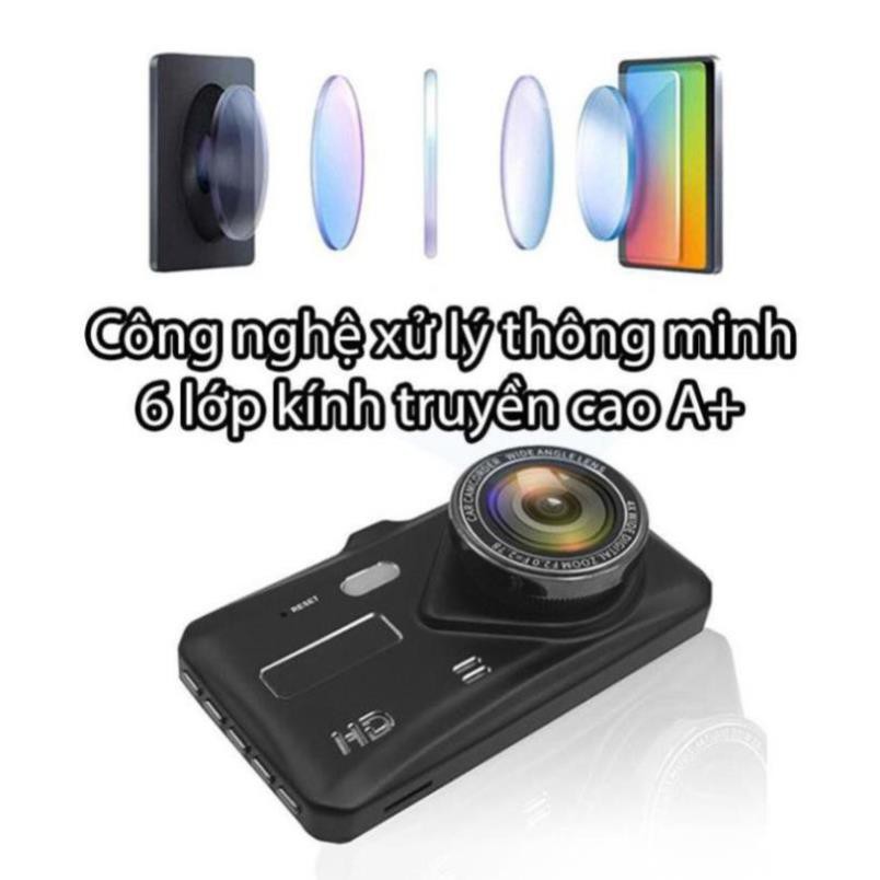 Camera hành trình xe ô tô BM60 plus  Ống kính kép💥chất lượng💥 4 inch Car DVR 1080P (BẢO HÀNH 6 THÁNG)