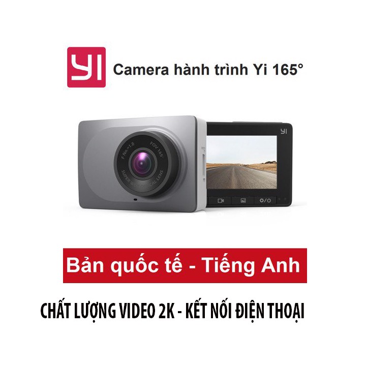 Camera hành trình Xiaomi Yi 2k tiếng anh