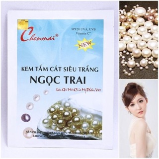 Kem tắm trắng da ngọc trai