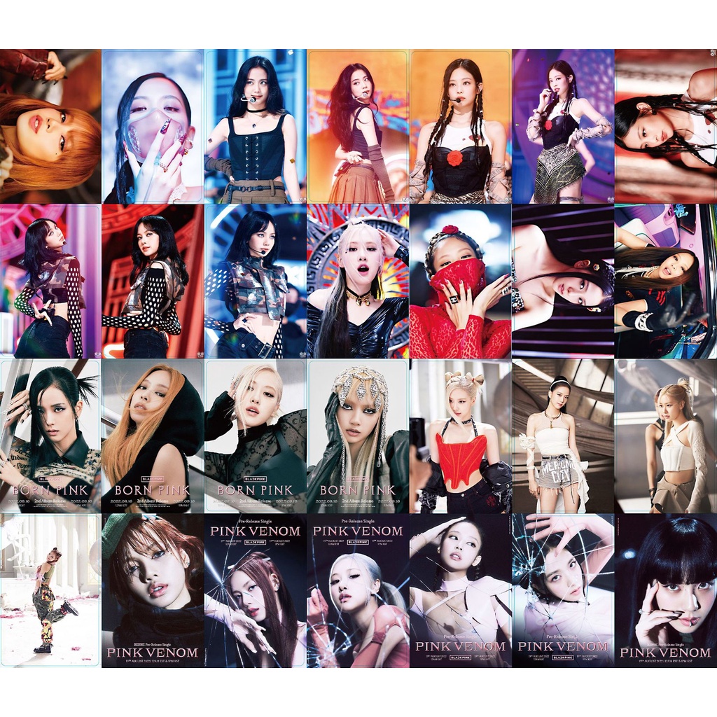 Set 55 Tấm Thẻ Ảnh Lomo Nhóm Nhạc BLACKPINK