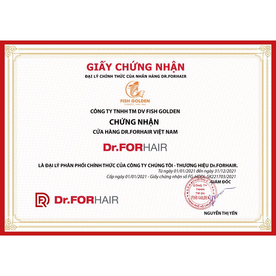 Combo gói dầu gội giảm rụng, giữ ẩm Dr.FORHAIR FOLLIGEN ORIGINAL SHAMPOO 10ml