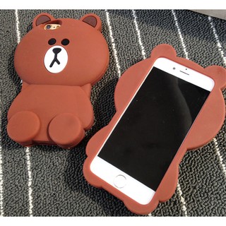 Ốp gấu nổi Brown 3D siêu dễ thương.