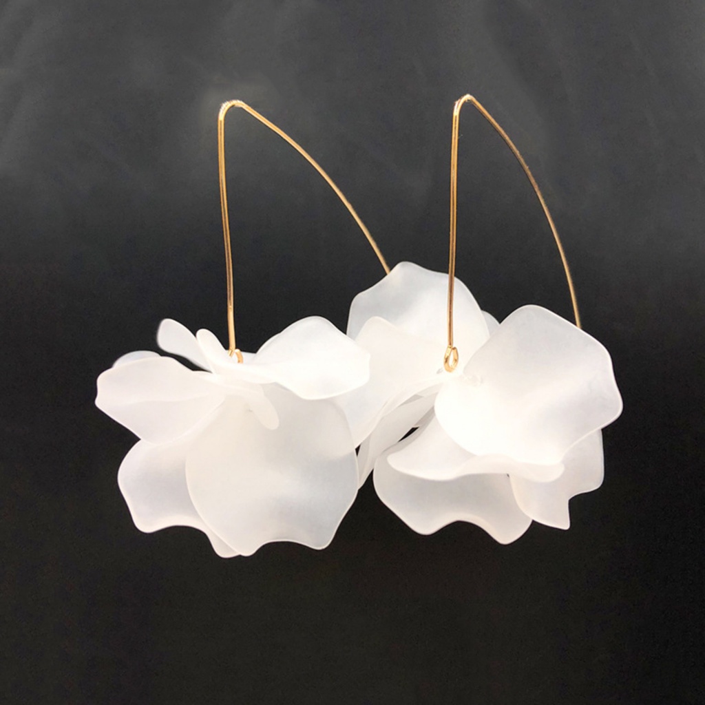 [Ts] Bông Tai Thả Dài Trang Trí Cỡ Lớn Trang Trí Tiệc Cưới Hàng Ngày Cho Nữ