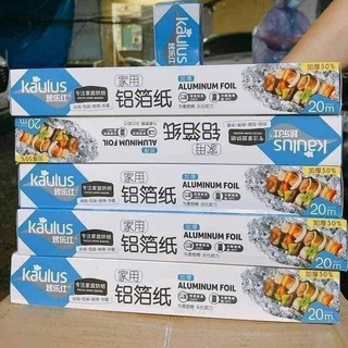Giấy bạc nướng dài 10 mét - dày 15 micron xài cả năm