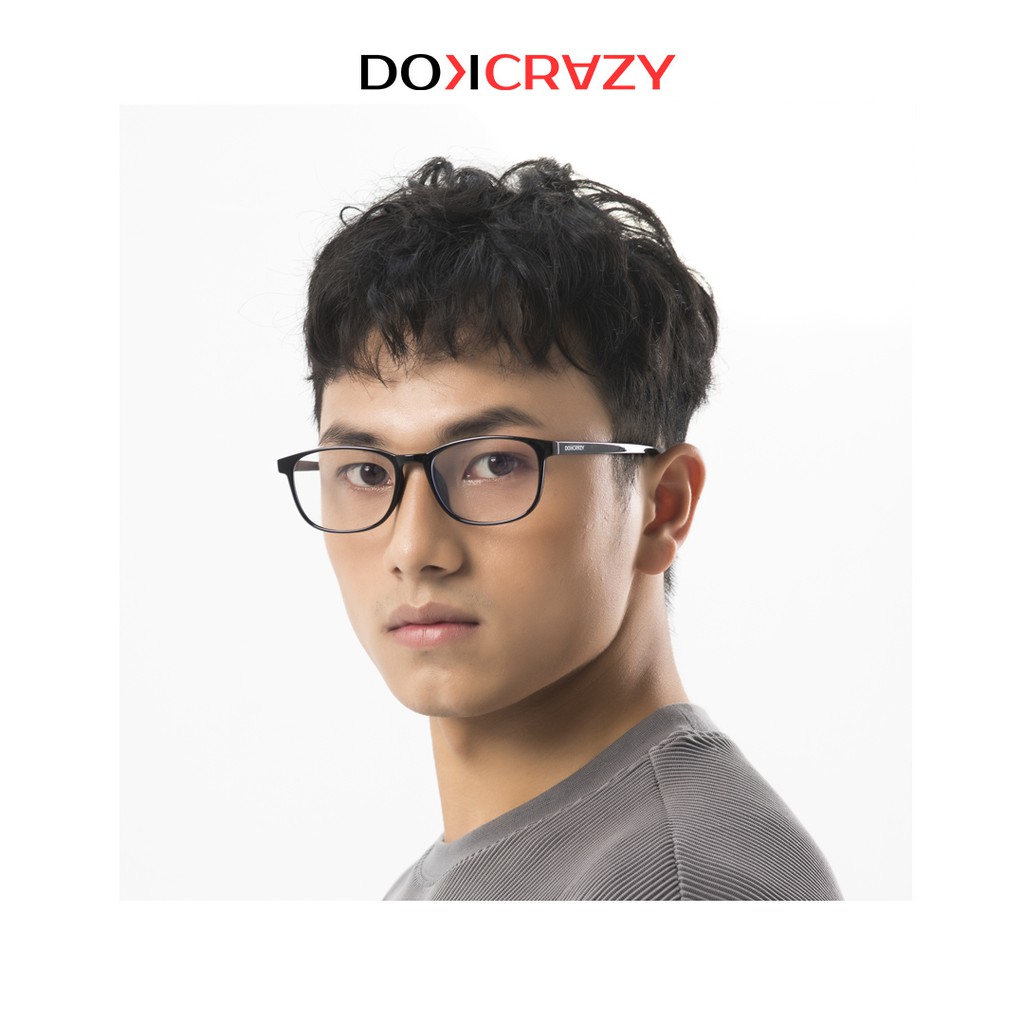 Kính cận nam nữ DOKCRAZY dáng chữ nhật classic nhựa dẻo siêu nhẹ thời trang cao cấp IXORA