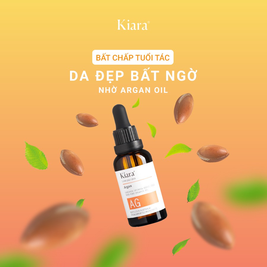 Dầu Dưỡng Kiara Argan Oil Làm Mềm và Cấp Ẩm Cho Da 30ml