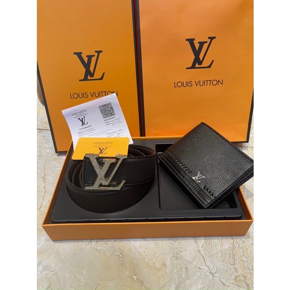 set dây lưng kèm ví fullbox bill thẻ túi giấyFreeship