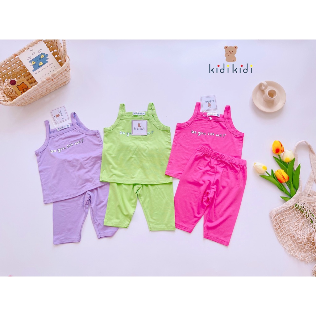 [Bé 7-30kg] Bộ 2 dây quần ngố qua đầu gối Thun Lạnh mềm mịn mát cho bé gái từ 7-30kg [ HÀNG CHUẨN ]