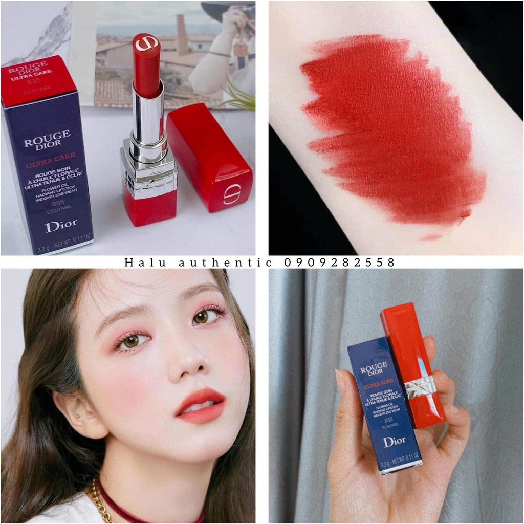 S𝐨𝐧 thỏi Rouge 𝐃𝐢𝐨𝐫 𝟔𝟑𝟓 – 𝐔𝐥𝐭𝐫𝐚 𝐂𝐚𝐫𝐞 𝐌𝐚̀𝐮 Đ𝐨̉ Gạch