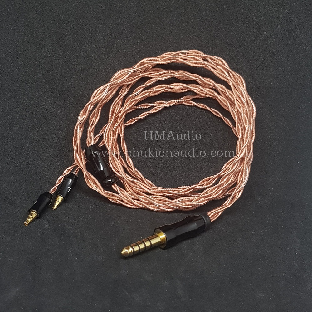 Dây tai nghe đồng OFC 1.2mm tết 4 - Sennheiser IE40 Pro