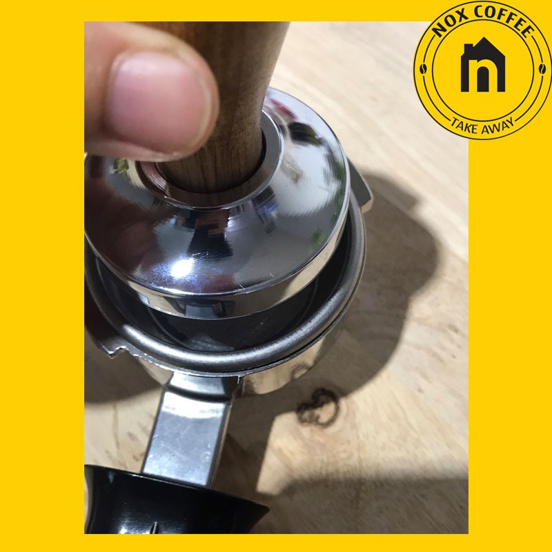 Tamper Nén Cà Phê Espresso 58.5mm (Mặt cong kiểu Semi-Flat)