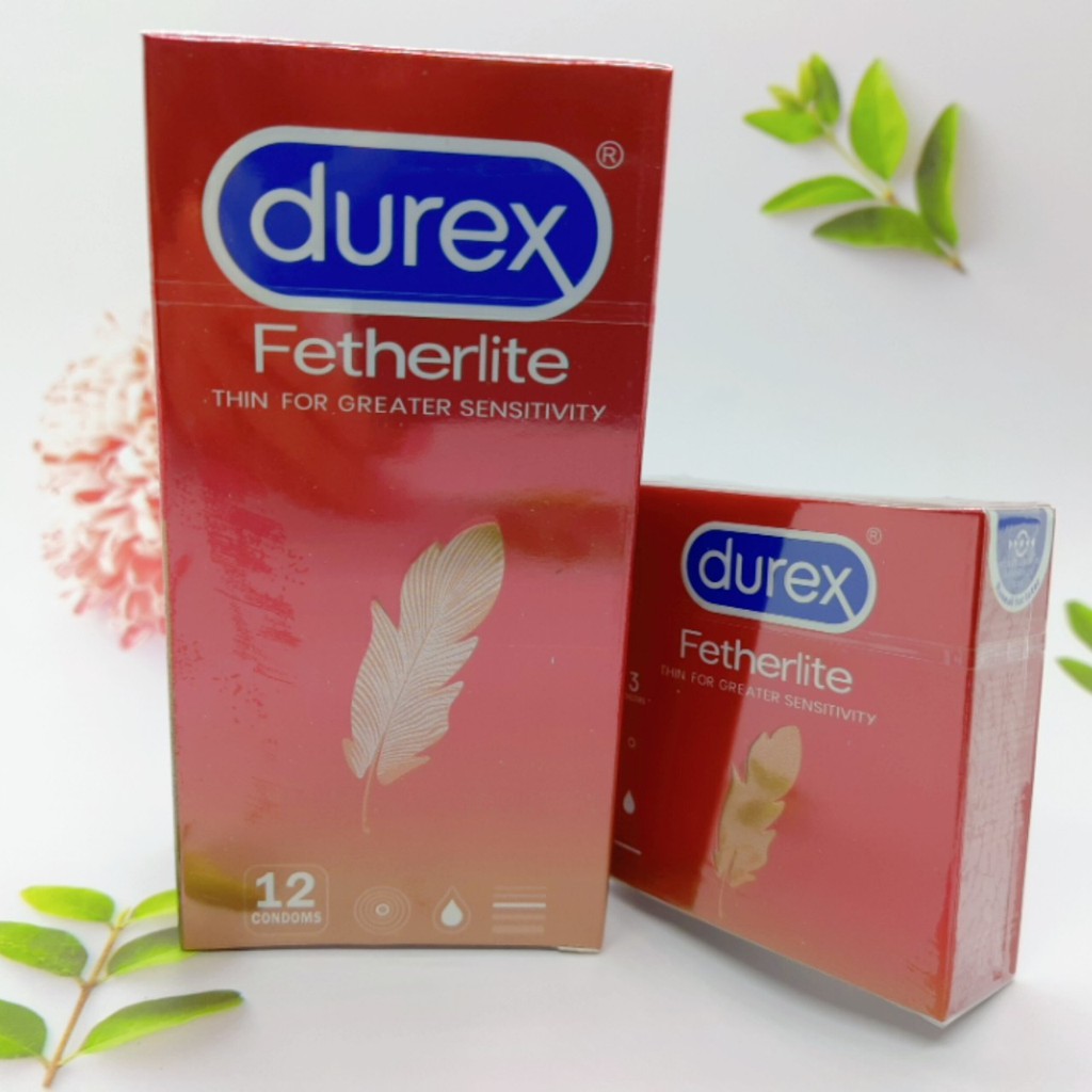 Bao cao su DUREX Fetherlite 12 cái / hộp siêu mỏng