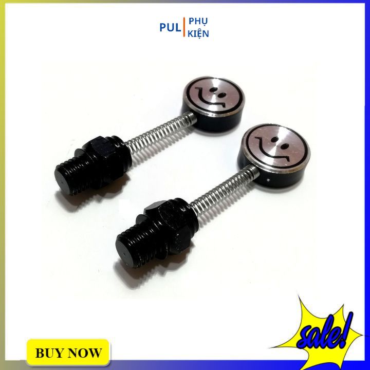 Ốc chân gương kiểu lò xo mặt cười 10li thuận lắp trang trí cho xe Wave Vario Dream AB SH Sirius...