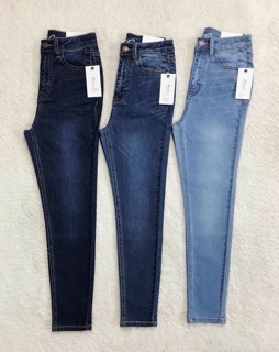 jeans xuất khẩu trơn