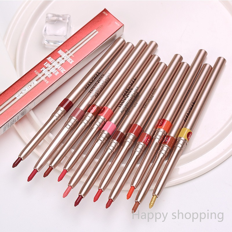 (Hàng Mới Về) Chì Kẻ Viền Môi Xoay Tự Động Không Thấm Nước Lâu Trôi Không Phai Màu | BigBuy360 - bigbuy360.vn