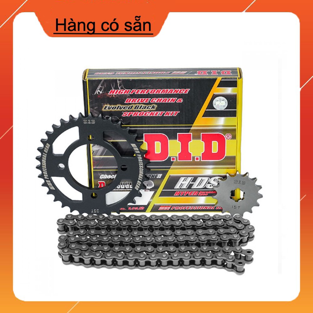 Nhông Sên Dĩa DID HDS Yamaha Sirius 428x100L – 15Tx35T 10 Ly Thái Lan [ Hàng có sẵn ]