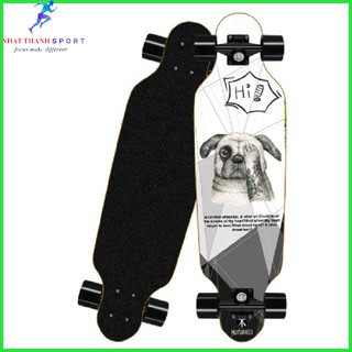 Ván trượt thể thao longboard mặt nhám kích thước 80*20*10cm