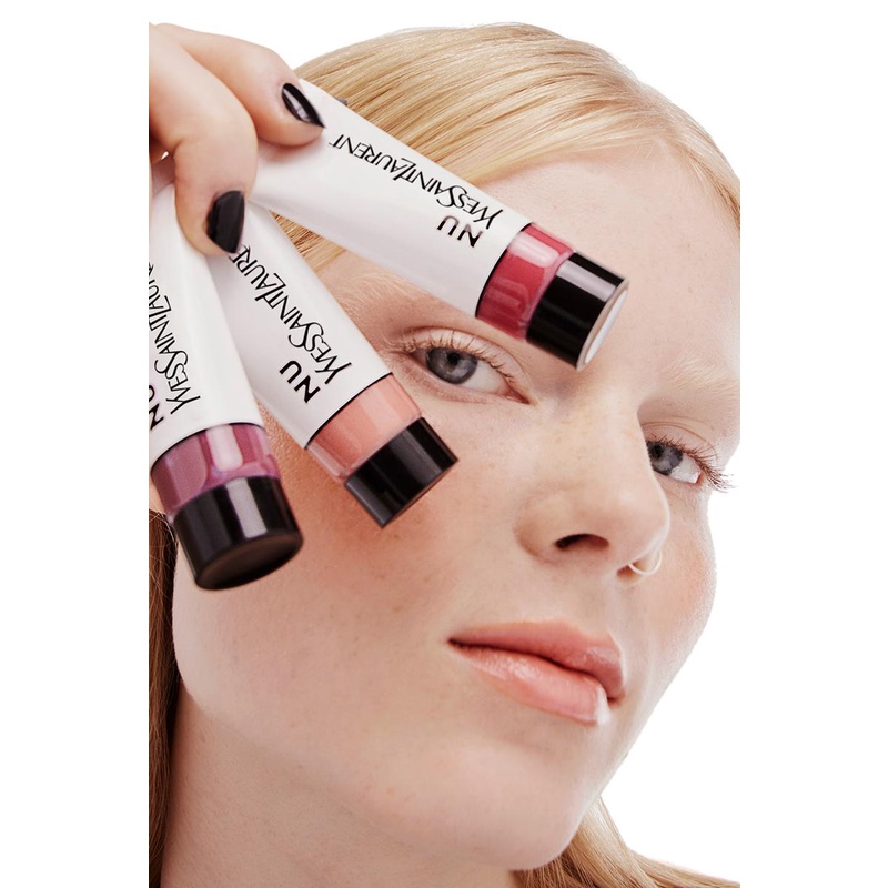 Son Môi Má Hồng YSSL Nu Lip &amp; Cheek Balmy Tint, 01 Flush và màu 02 Pinch