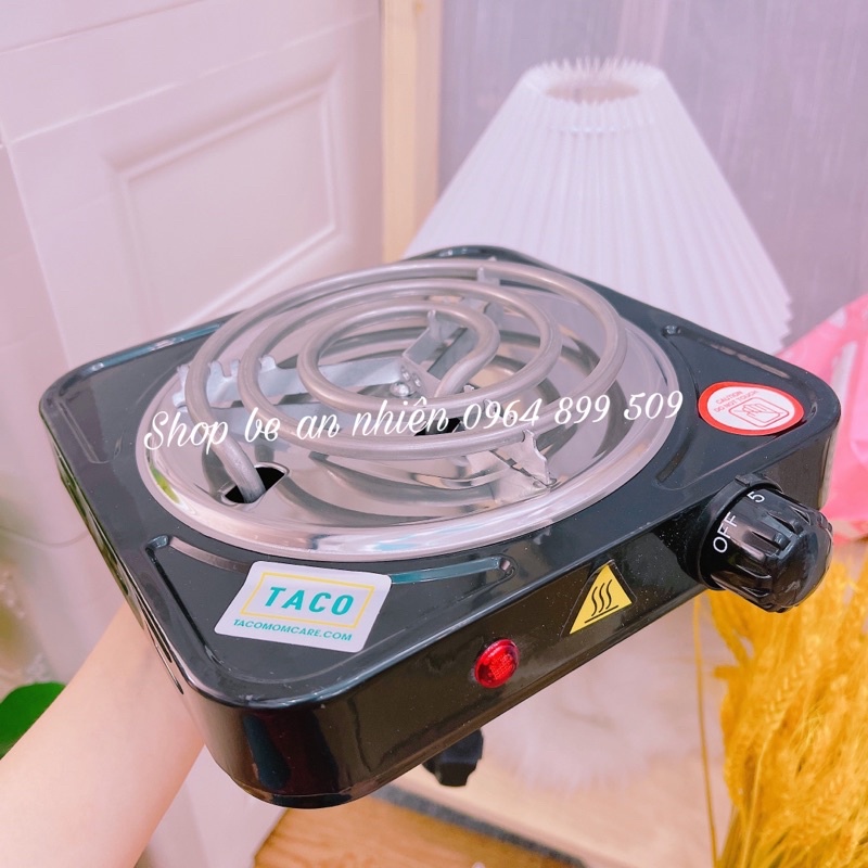 Bếp điện hơ lá trầu cho bé và hơ trầu-muối cho mẹ Taco