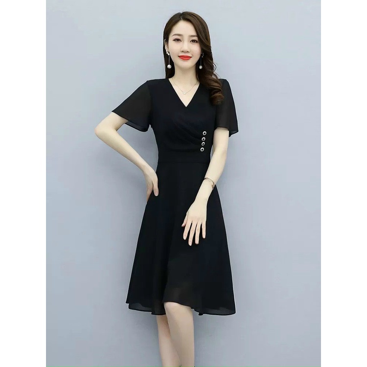 (HCM) Đầm xoè voan chiffoan hàng cao cấp thời trang hàn quốc siêu xinh xắn , tiểu thư hàn quốc MỚI NHẤT HIỆN NAY