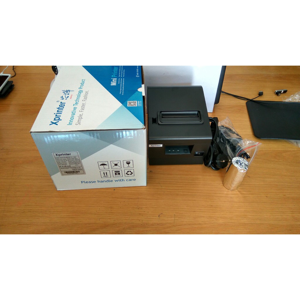Combo mua 2 máy Xprinter Q260  cổng USB+LAN