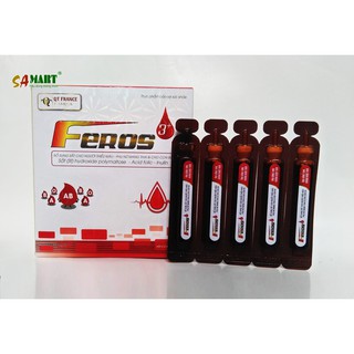 Ống sắt dạng nước Feros 3+ bổ sung sắt cho mẹ bầu và mẹ sau sinh