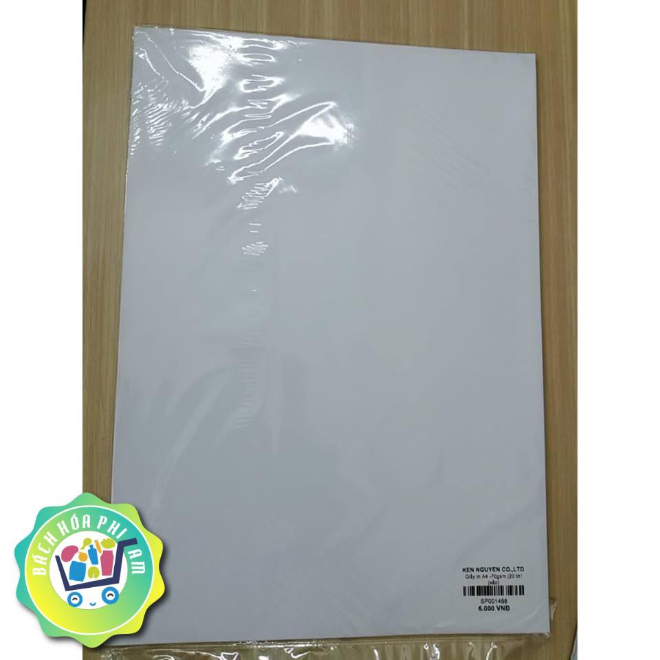 Giấy in A4-70gsm ( xấp 20 tờ )