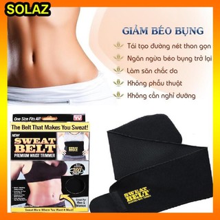 [FREESHIP] Đai nịt bụng giảm mỡ Sweat Belt (Đen)