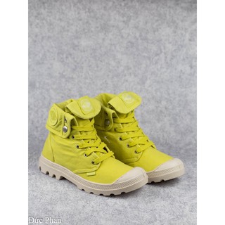 [REAL] Thanh lý Giày palladium vàng chanh - boost vải - chính hãng