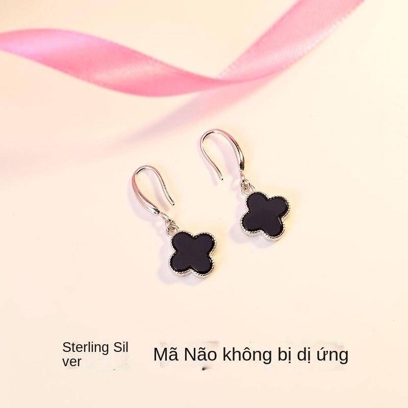 Khuyên Tai Hình Cỏ Bốn Lá Thời Trang Thanh Lịch Dành Cho Nữ