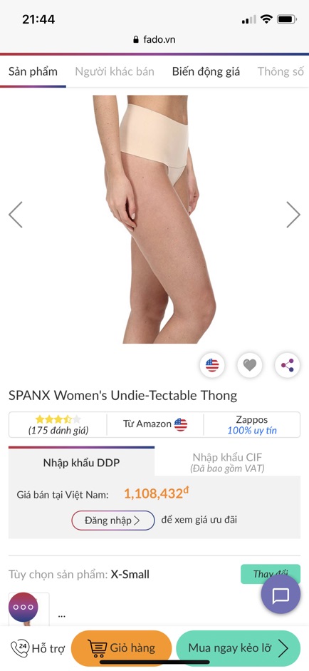 Quần lót định hình SPANX