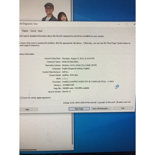 Case đồng bộ dell optiplex 7070 untra mini core i5 ram 16Gb.