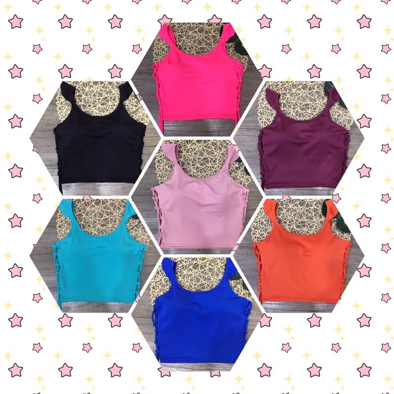 [ FREESHIP TOÀN QUỐC ] Crop Top Tay Bèo Thắt Dây