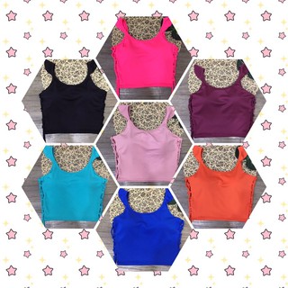 Crop top tay bèo thắt dây