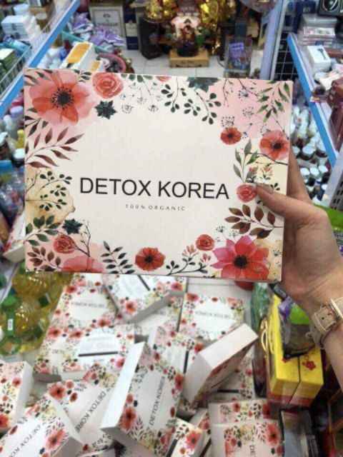 Detox giảm cân 30 gói kèm bình