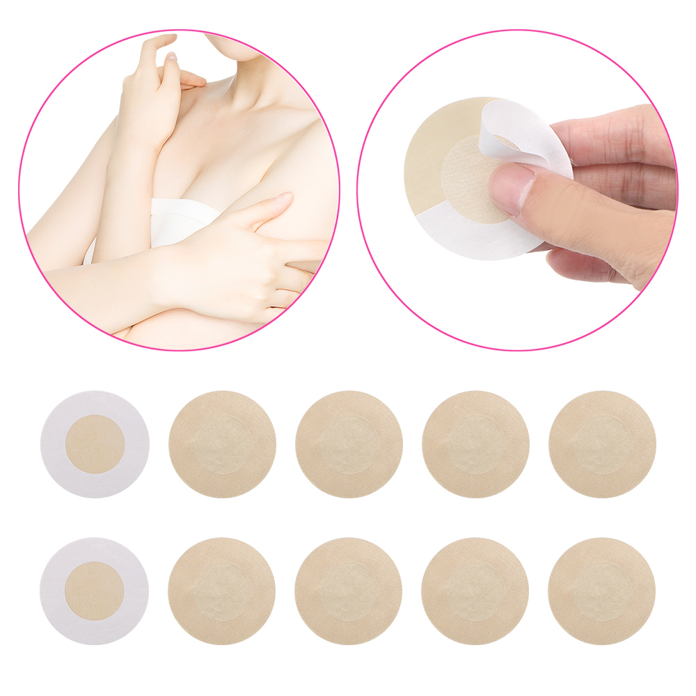 Set 10 cái/ 5 cặp miếng dán nhũ hoa vô hình cho nữ