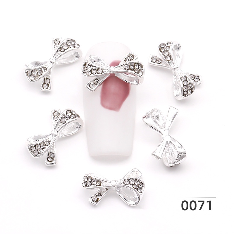 Miếng Dán Trang Trí Móng Tay Bằng Hợp Kim Phong Cách Nhật Bản Thời Trang